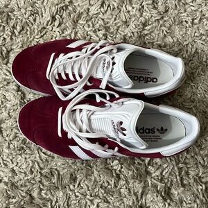 Burgundy Adidas Gazelle